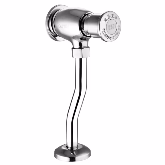 Zeitverzögertes manuelles Toilettenspülventil mit Druckknopf a