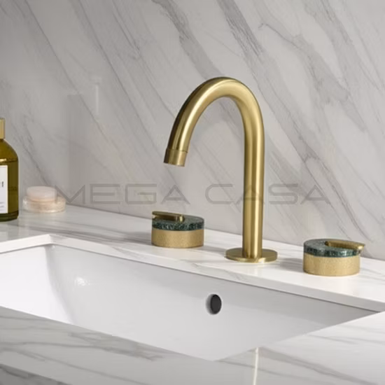 Heiß-Kalt-Edelstahl-Badezimmer-Waschtisch-Schnelllade-Wasser-Hahn-Hahn-Mischer Yzdkzqh